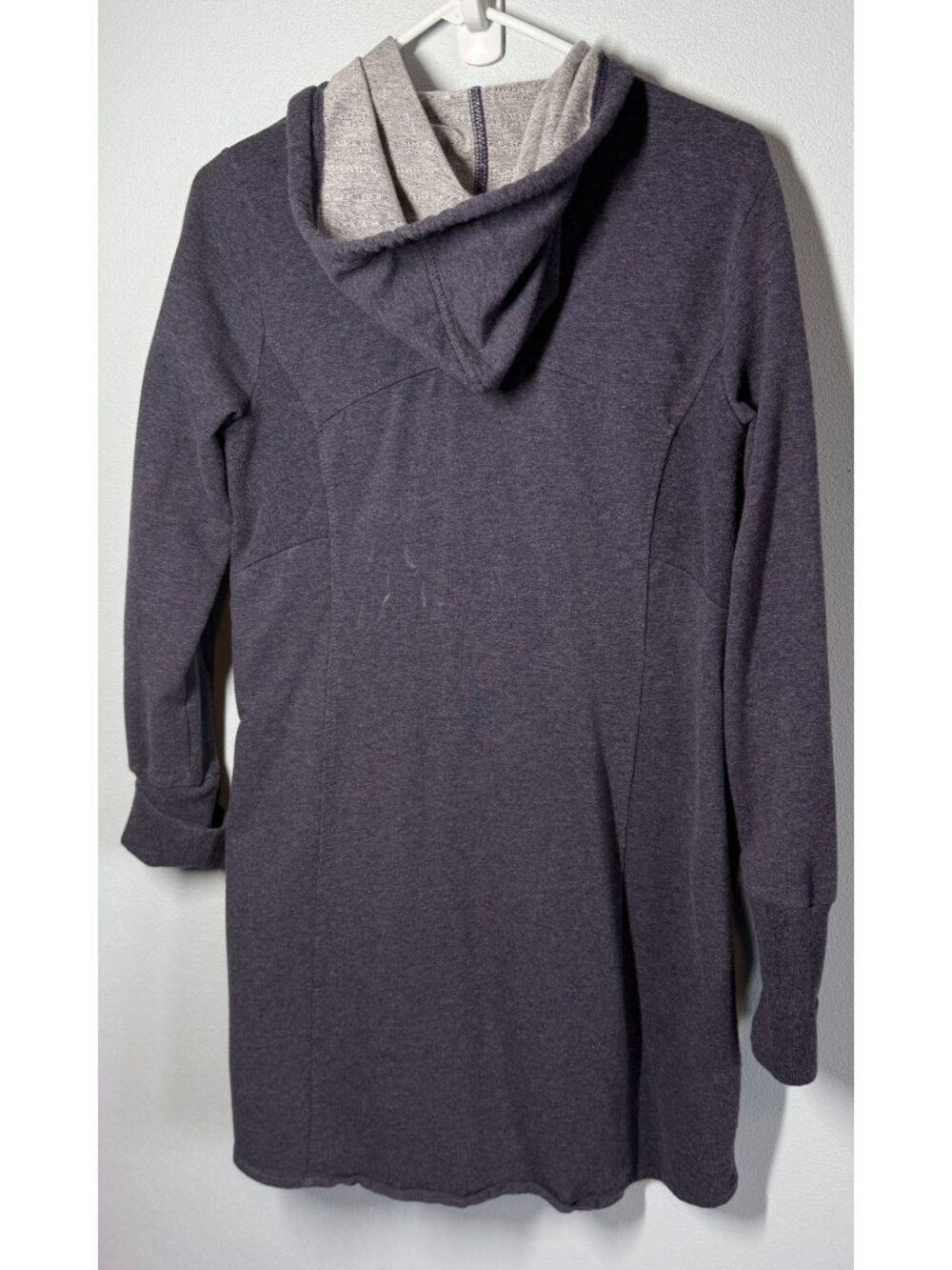 Mondetta Womens Andrea Full Zip Length Hooded Jacket Size Medium Navy Blue - Picture 2 of 11